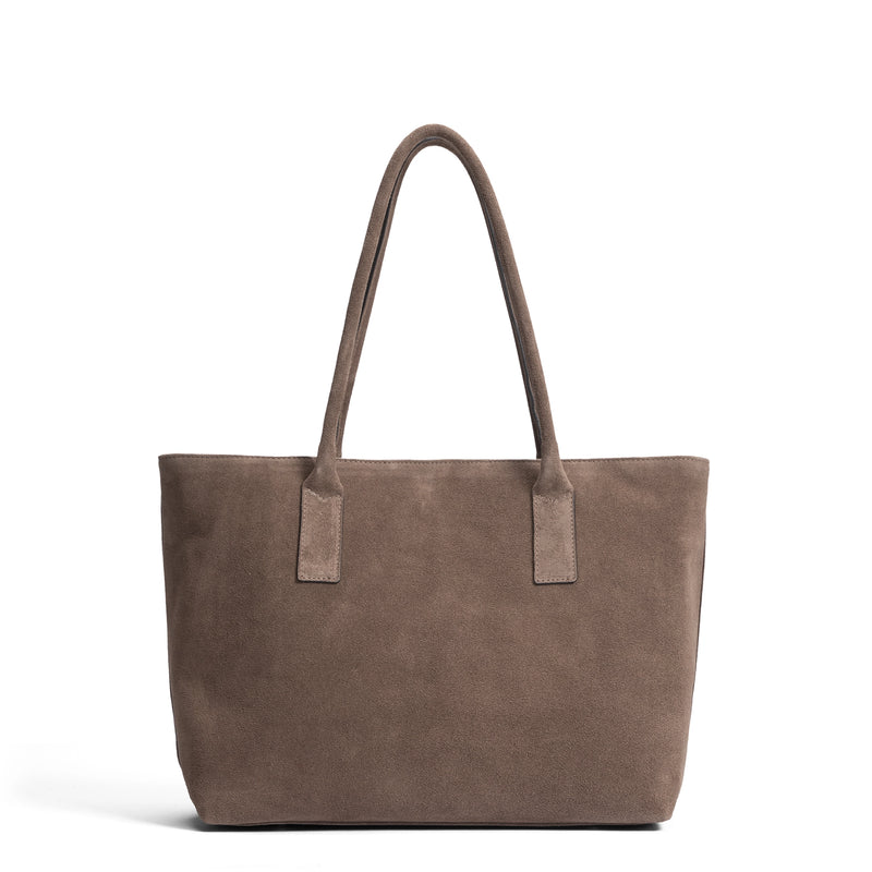 Isabel Bernard Honoré Elin Taupe Suede shoulder bag IB25111-178-zoom-