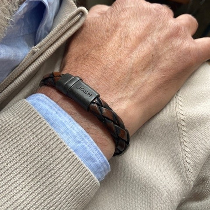 Josh Brown Bracelet 09325-BRA-VB/BROWN/M-zoom-