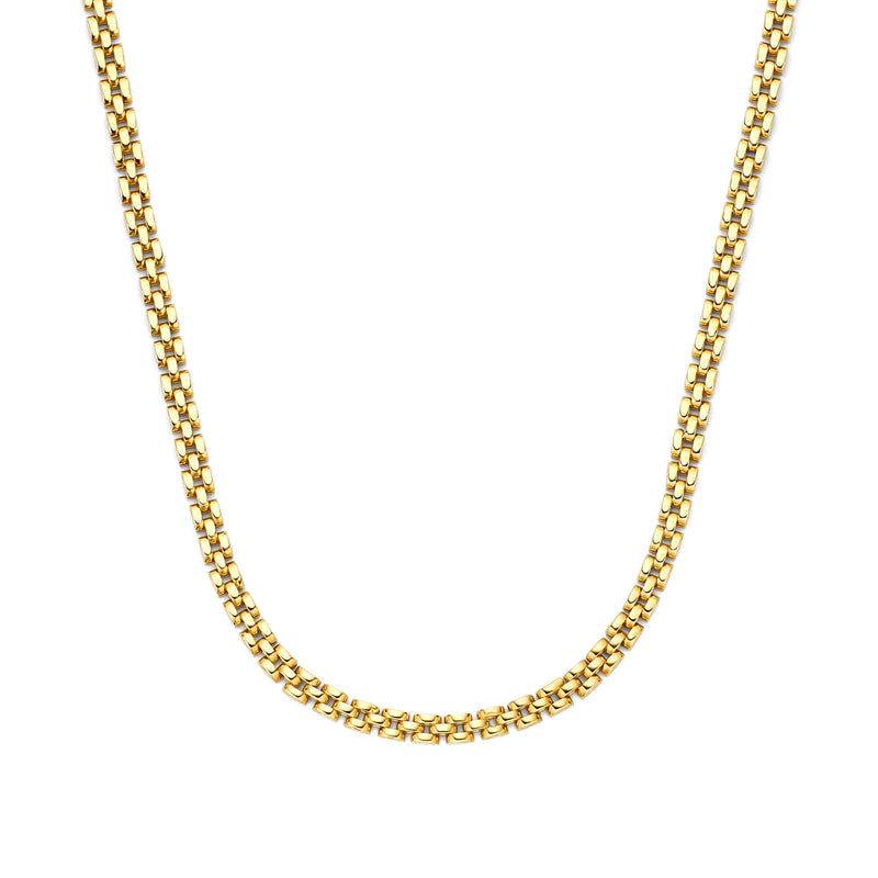 Isabel Bernard Aidee Rosine 14 Carat Golden Schakel Necklace IB340164-zoom-