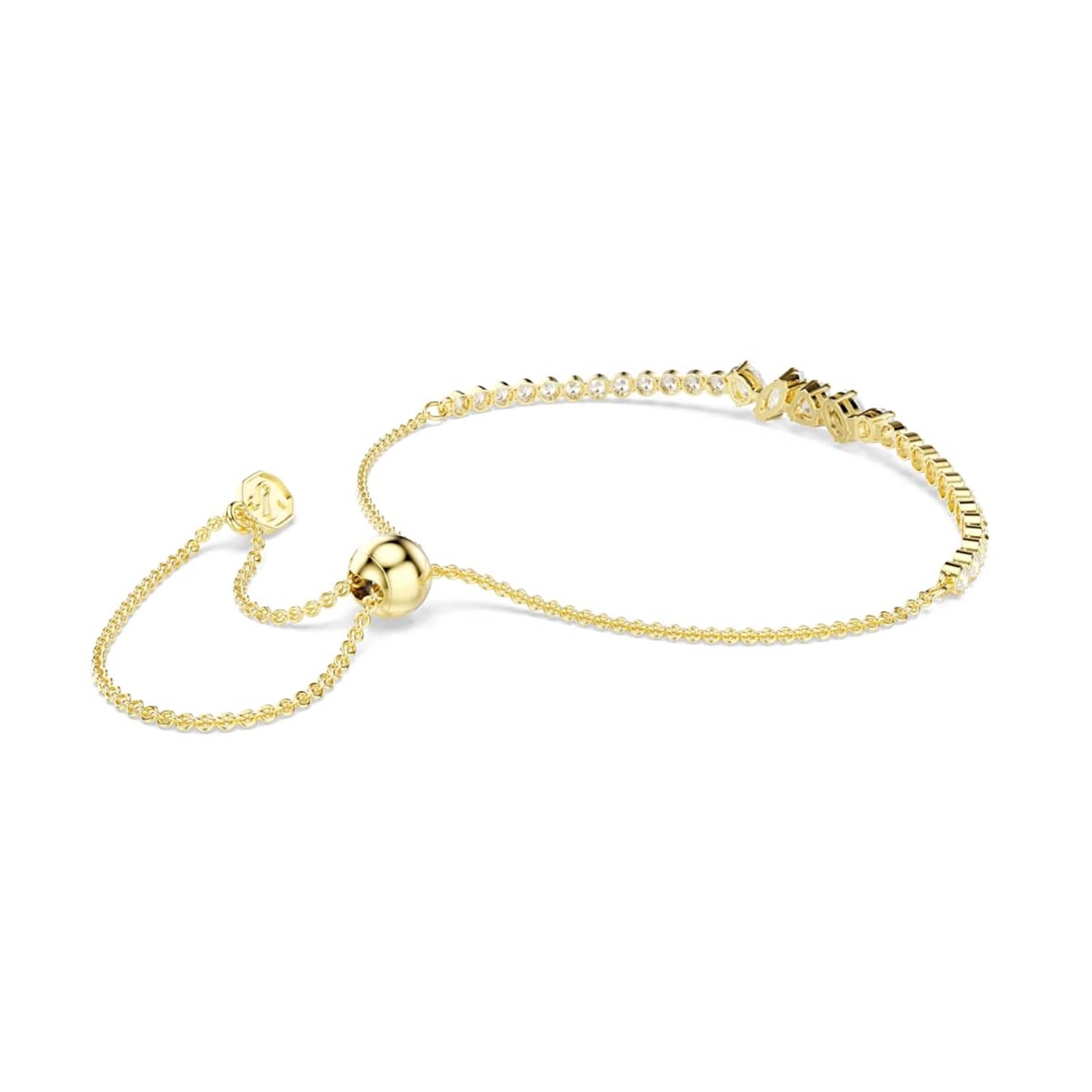 Swarovski Mesmera Attract Gold-Tone Chain Bracelet 5747939
