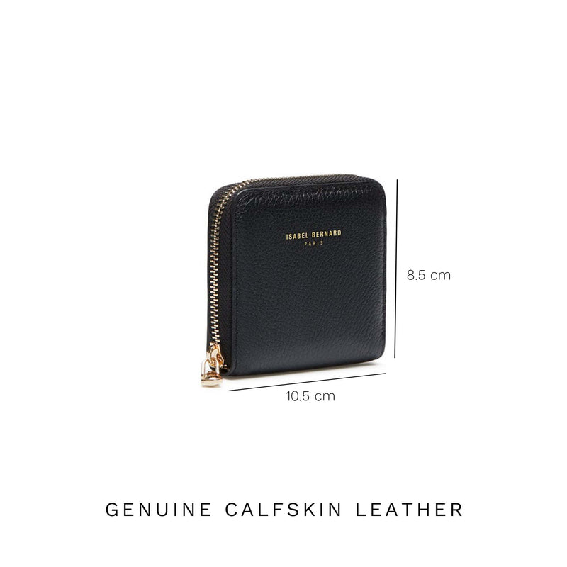 Isabel Bernard Honoré Jules Black Zip Wallet IB23101-zoom-