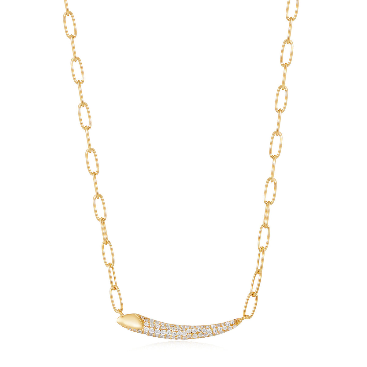 Ania Haie Tough Love 2 925 Sterling Silver Necklace 2002-AH-N051-01G