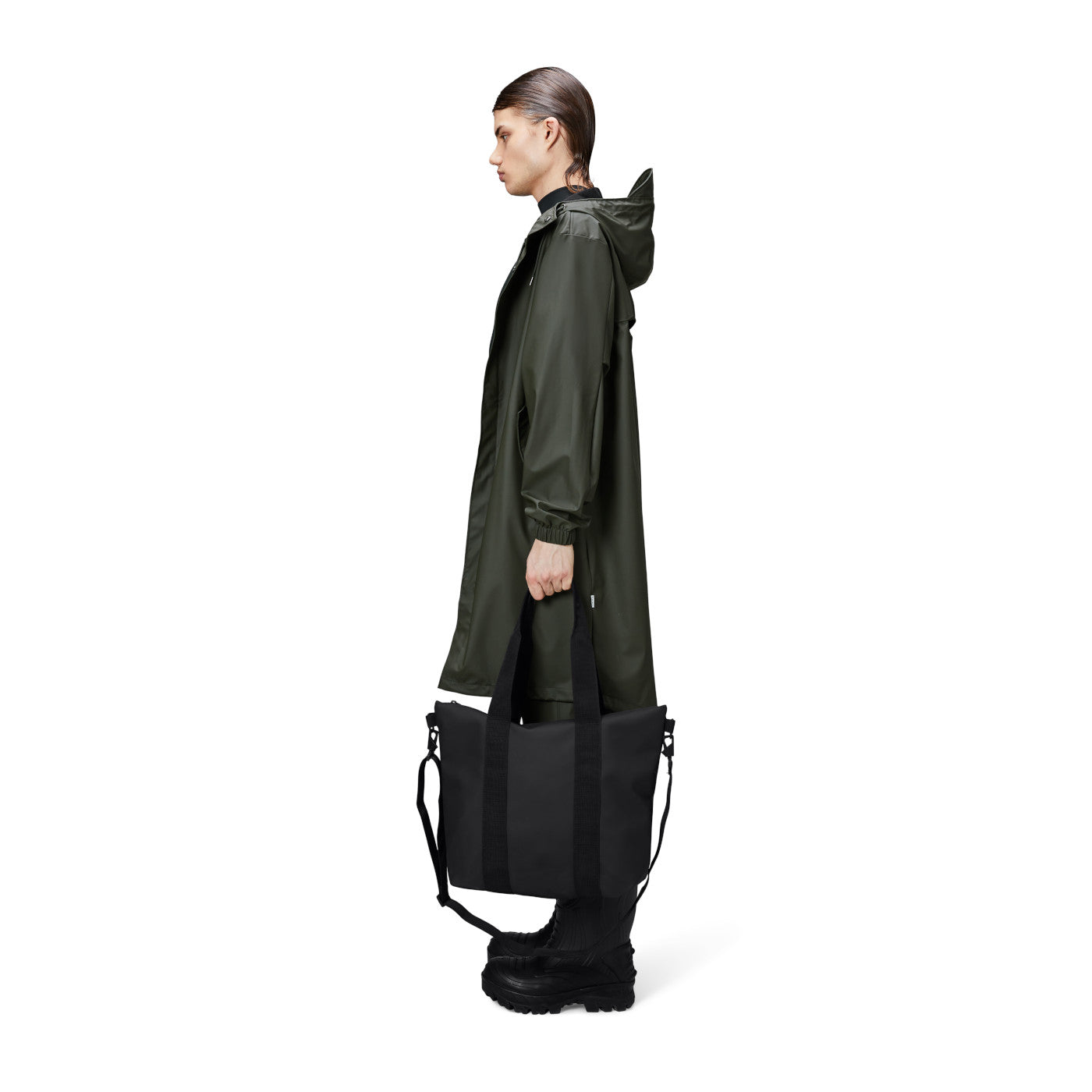 Rains Mini Black Shopper R14160-01