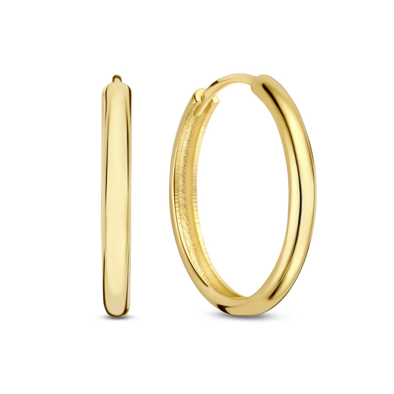 Isabel Bernard Rivoli Morgane 14 carat Gold Hoop Earrings IB360266-zoom-