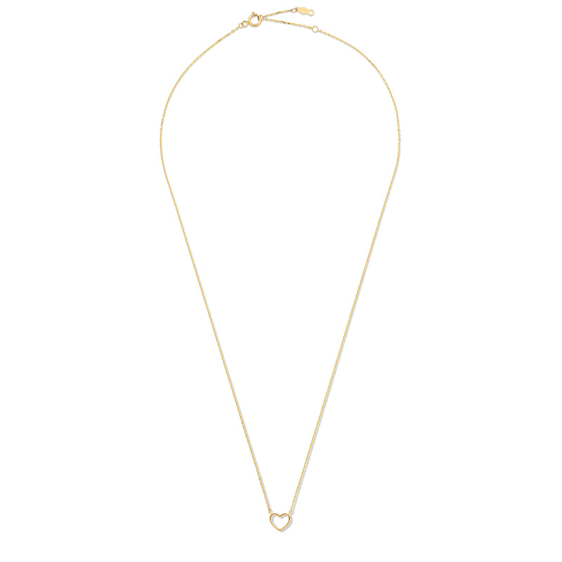 Isabel Bernard Belleville Amore 14 Carat Golden Necklace IB340138 (Length: 40.00-44.00 cm)-zoom-