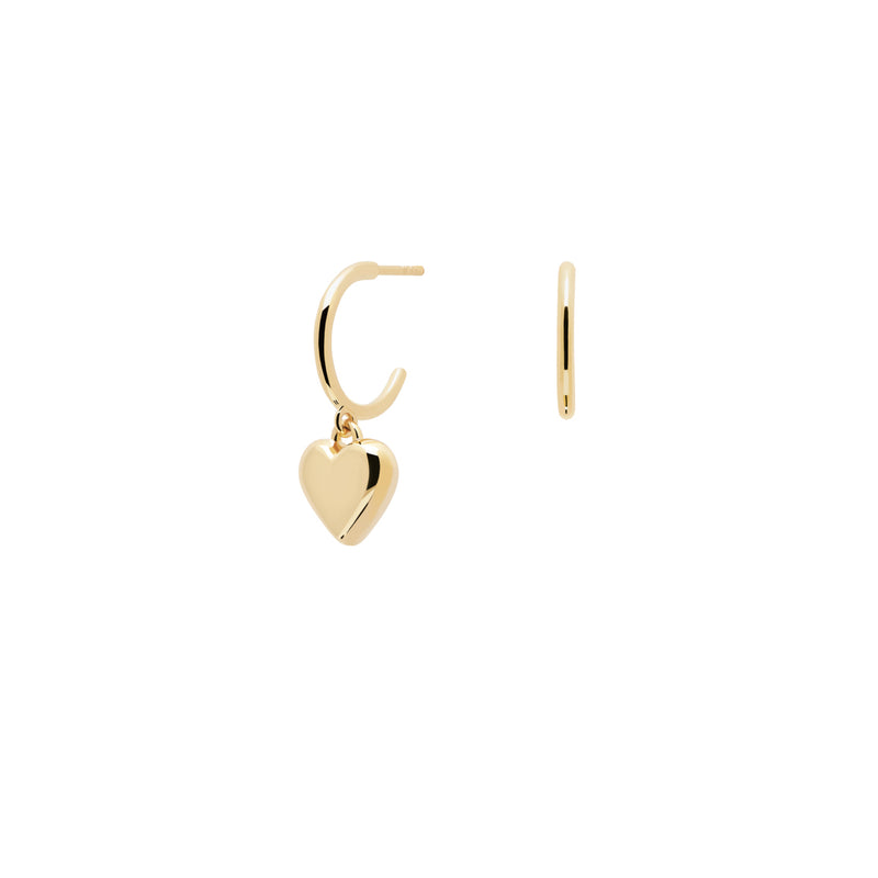 P D Paola Engrave Me 18 karat gold plated Ear Charms AR01-364-U-zoom-