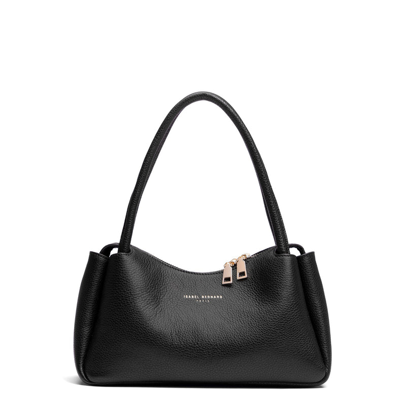Isabel Bernard Honoré Eve Black Calfskin Leather handbag IB21133-001-zoom-