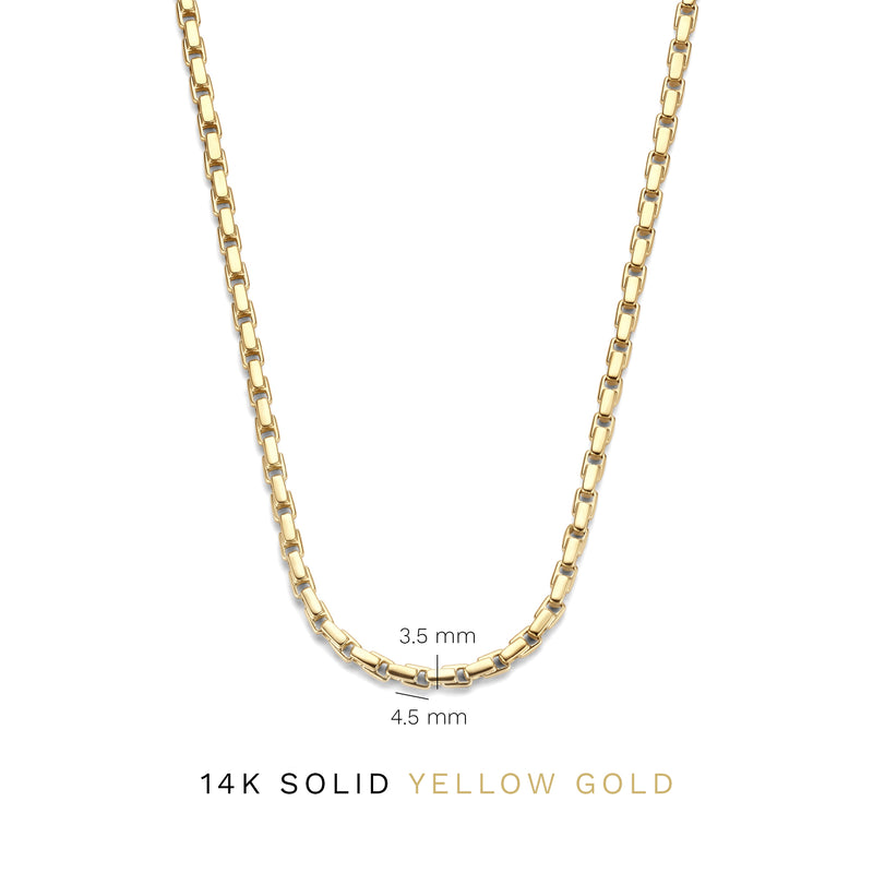 Isabel Bernard Aidee Gigi 14 Carat Golden Necklace IB340108-zoom-