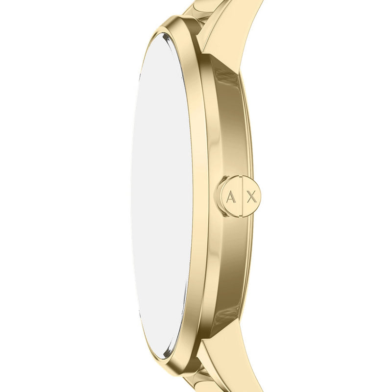 Armani Exchange Round Pink Dial Watch AX5619-zoom-