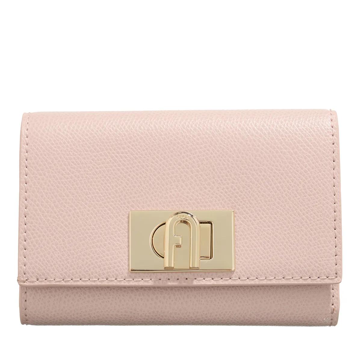 Furla 1927 Brown Leather Tri-Fold Wallet 2001-A0629296