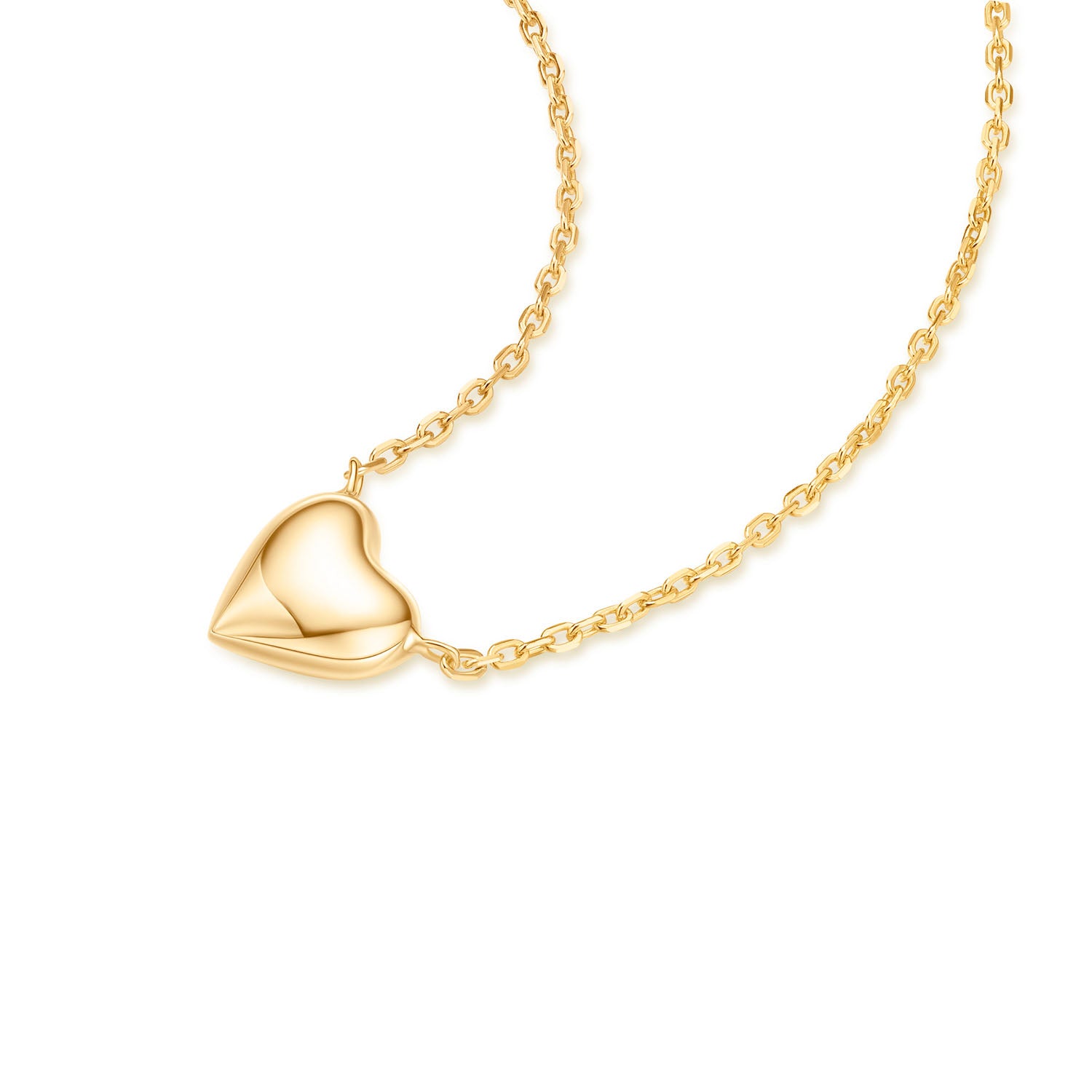 Ania Haie Sunny Sparkler Gold Coloured Sweetheart Necklace AH-N064-02G