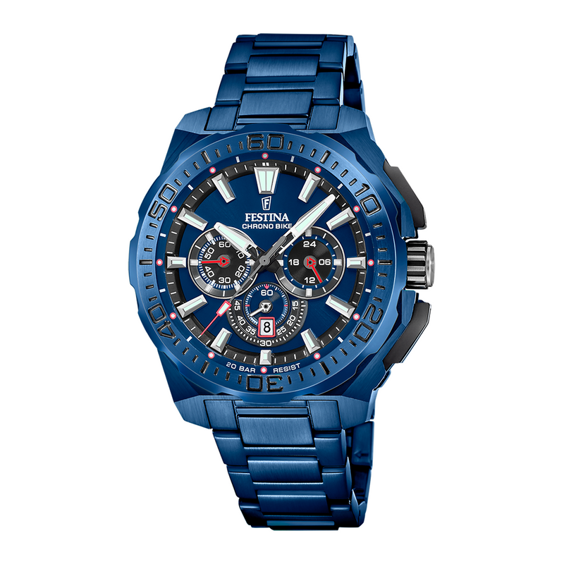 Festina Chrono Bike Blue Men's Watch F20729/1-zoom-