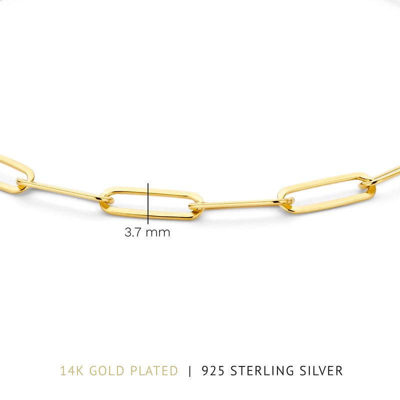Parte Di Me Bibbiena Poppi Felice 925 Sterling Silver Gold Plated Chain bracelet PDM32117-zoom-