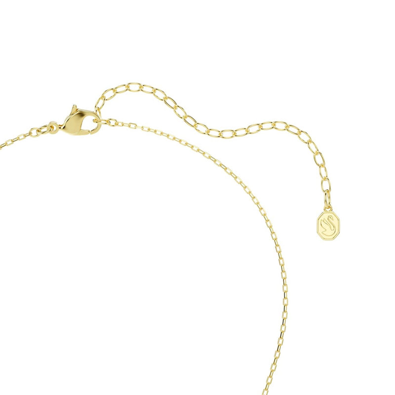 Swarovski Sublima Glam Gold-Tone Necklace with Green Pendant 5752884-zoom-