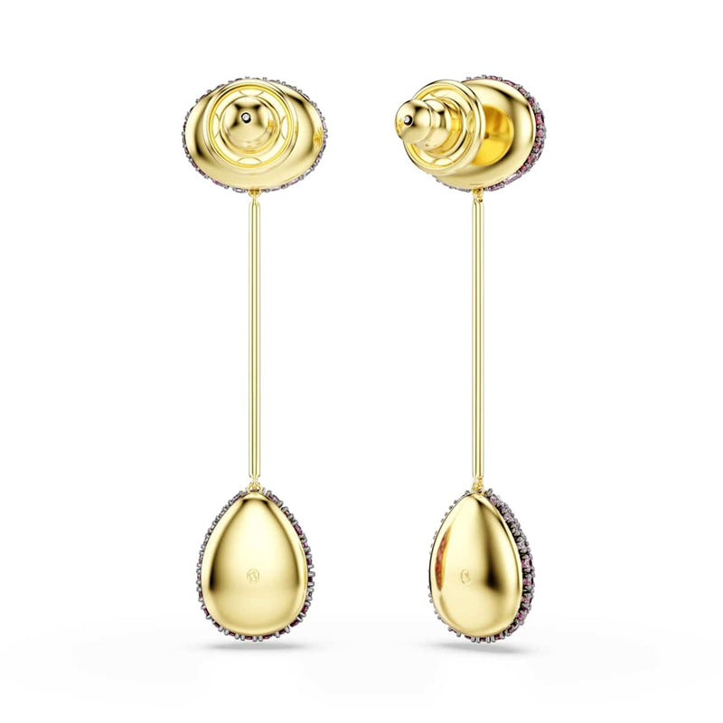 Swarovski Sublima Glam Gold-Tone Earrings with Red Crystals 5752891-zoom-