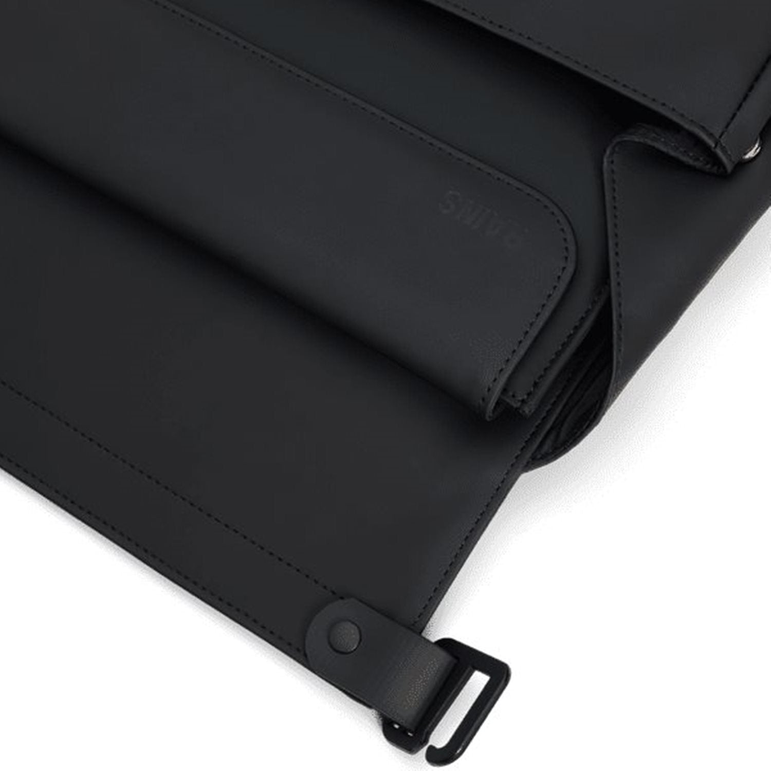 Rains OTG Black Messenger Bag R16400-01