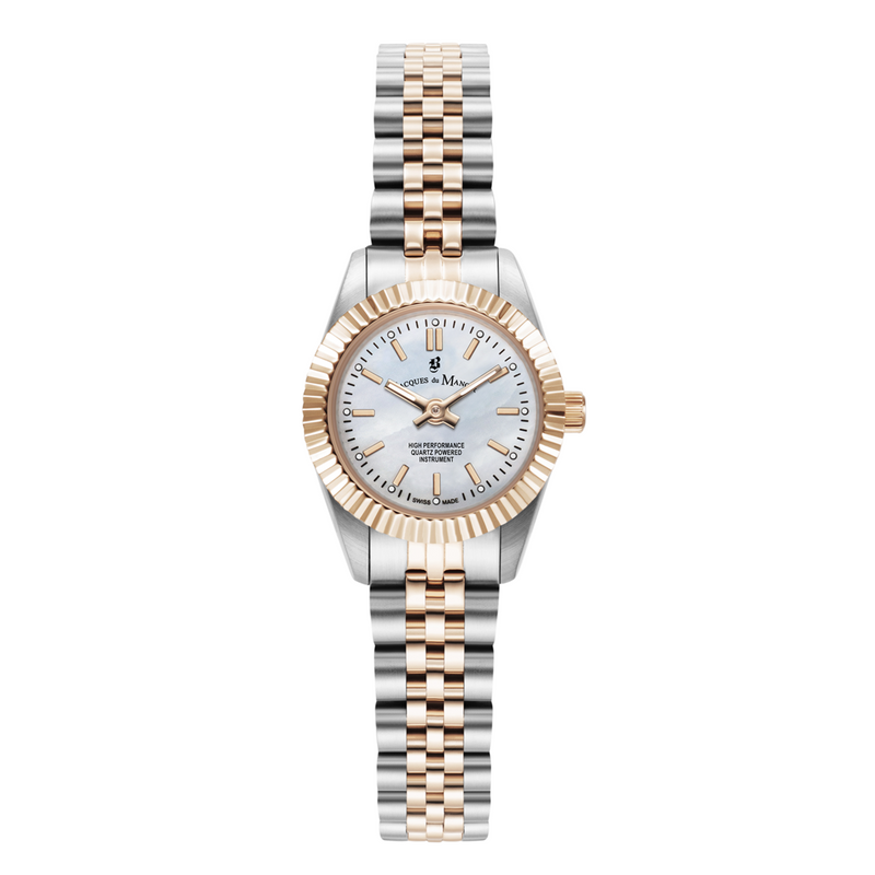 Jacques Du Manoir Inspiration 22mm White MOP Women's Watch JWL05103-zoom-