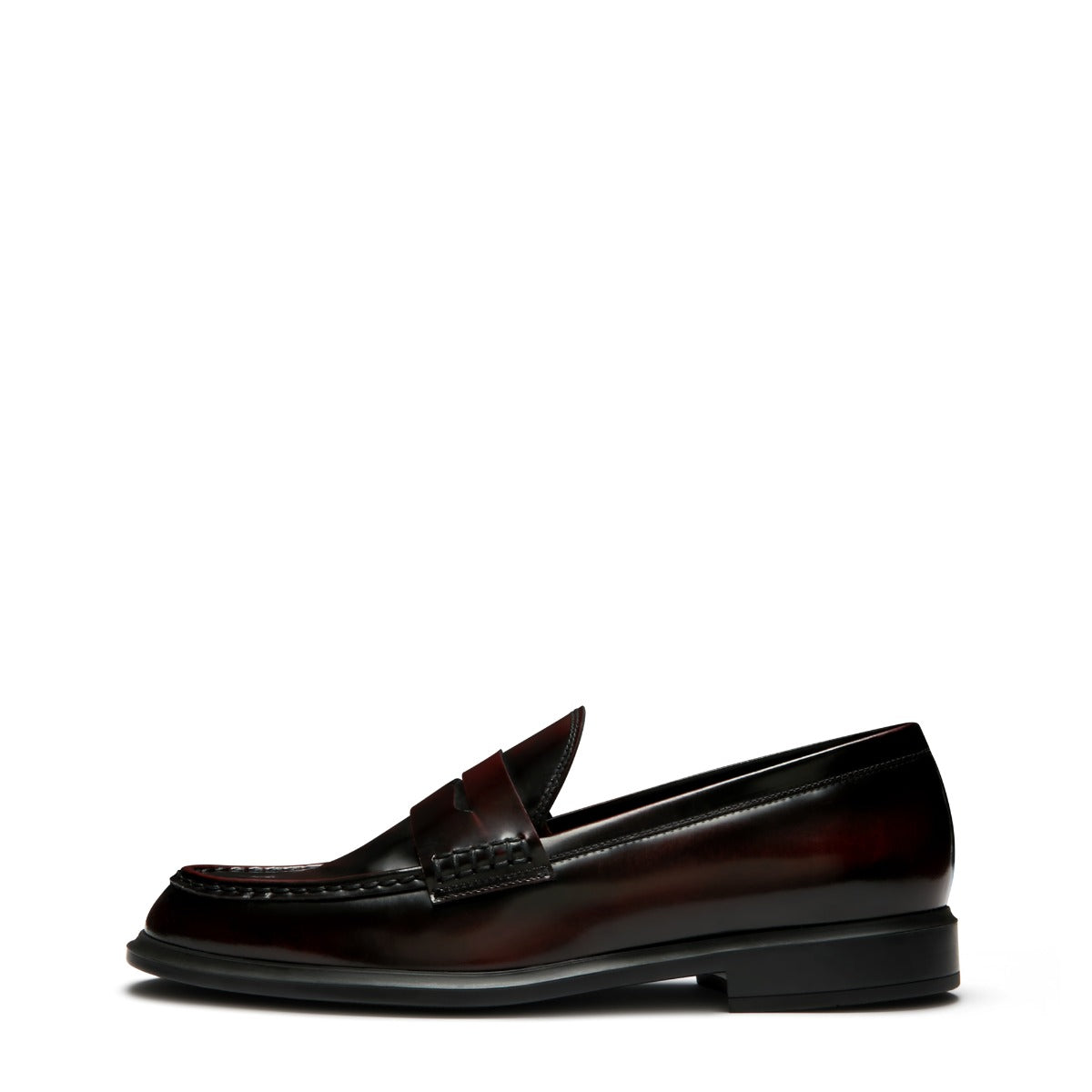 Isabel Bernard Vendôme Blandine Bordeaux Spazzolato Leather Loafers IB51015-652-39