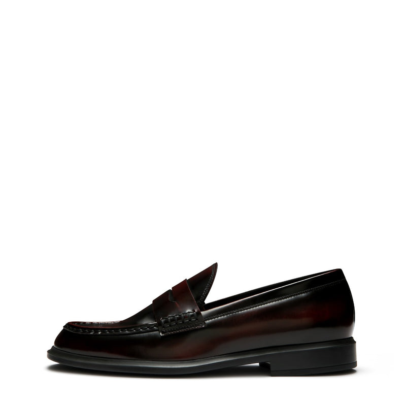 Isabel Bernard Vendôme Blandine Bordeaux Spazzolato Leather Loafers IB51015-652-39-zoom-
