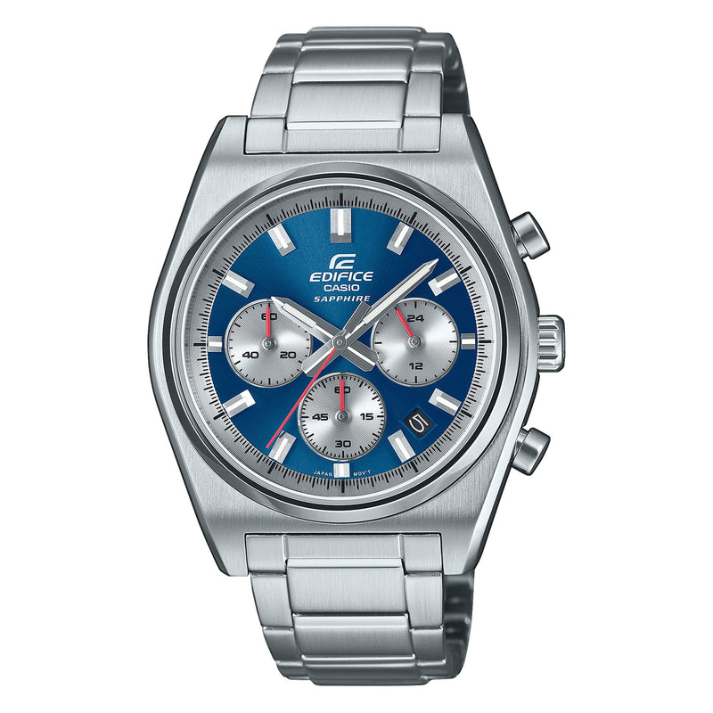 Edifice Classic Silver Men's Watch EFB-730D-2AVUEF-zoom-