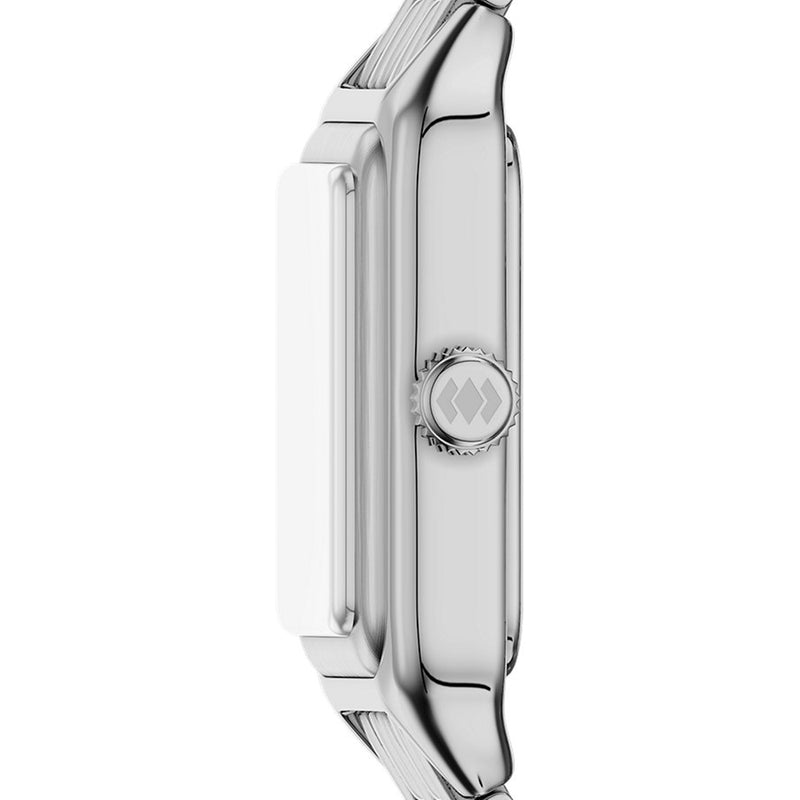 Fossil Raquel Rectangular White Dial Watch ES5469-zoom-