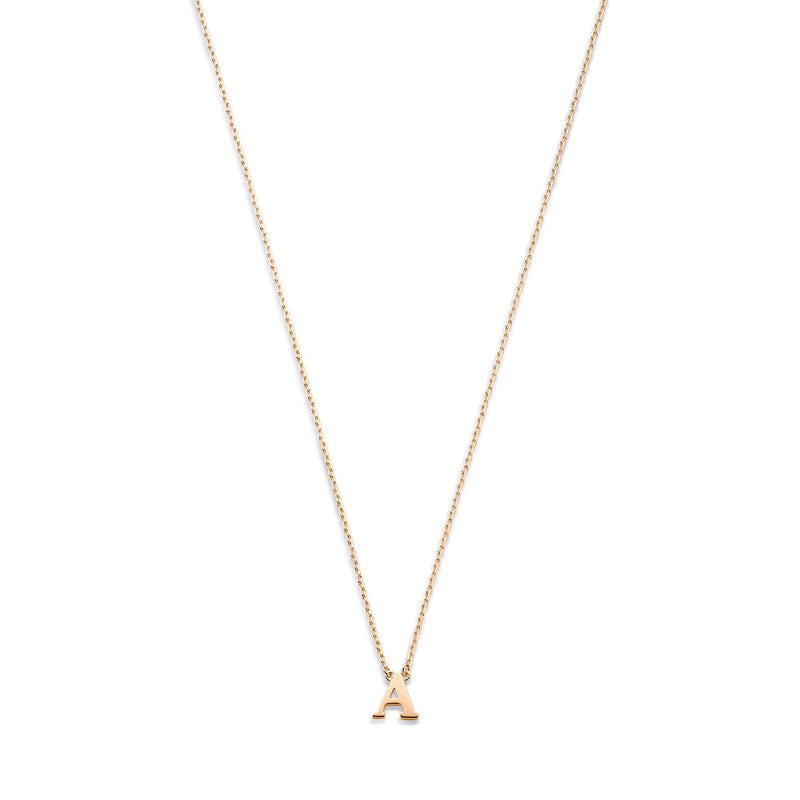 Isabel Bernard La Concorde Chloé 14 Carat Rosegold Initial Necklace IB340062-A-zoom-
