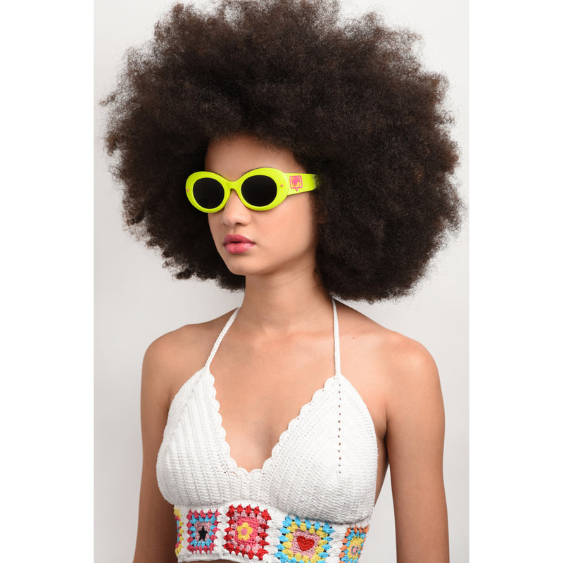 Chiara Ferragni Chiara's Fashion Yellow Sunglasses 20496140G50IR-zoom-