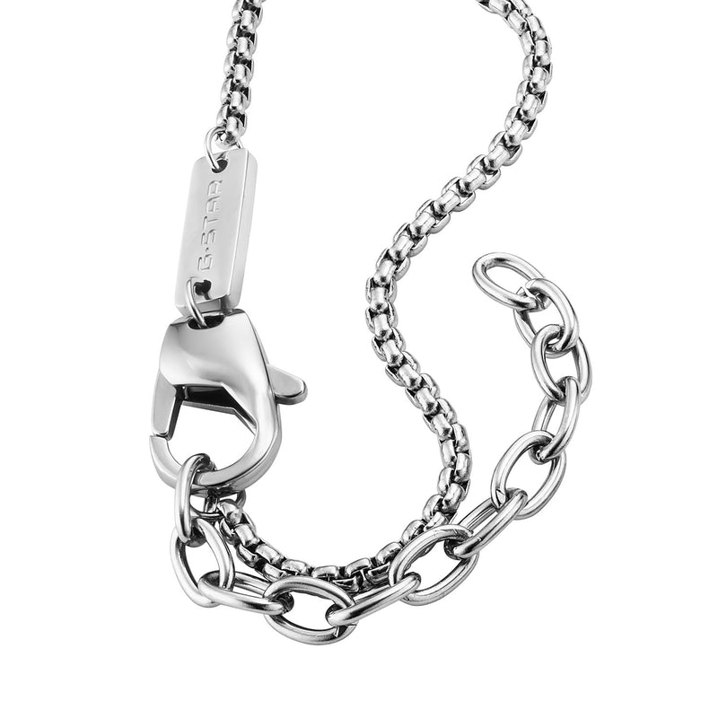 G-Star M-Tag Silver-Tone Necklace GSJ.101.02-zoom-