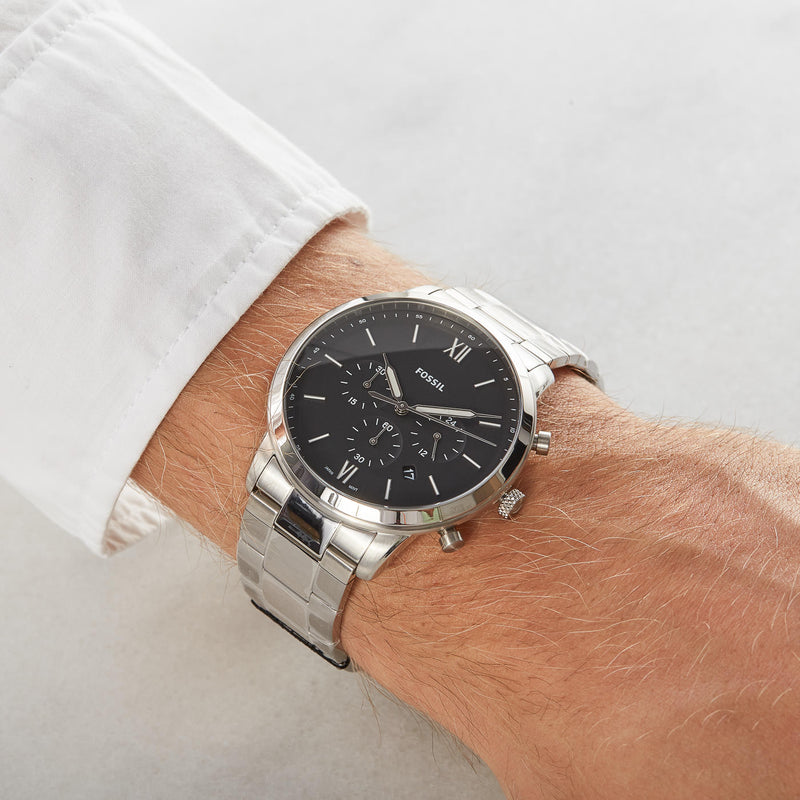 Fossil Neutra Chrono Silver Watch FS5384-zoom-