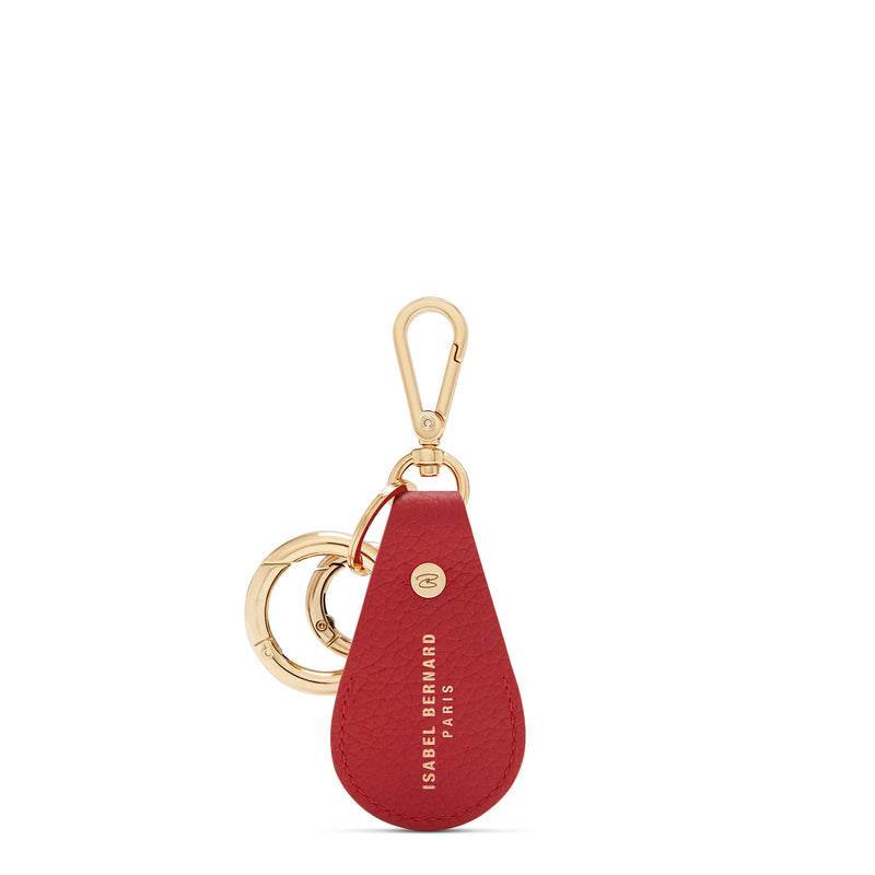 Isabel Bernard Honoré Filou Rood Calfskin Airtag Key Pendant IB66000-050-zoom-