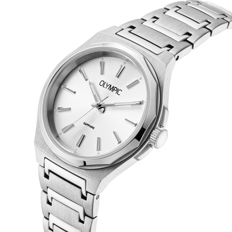 Olympic Momentum Silver Women's Watch OL66DSS025-zoom-