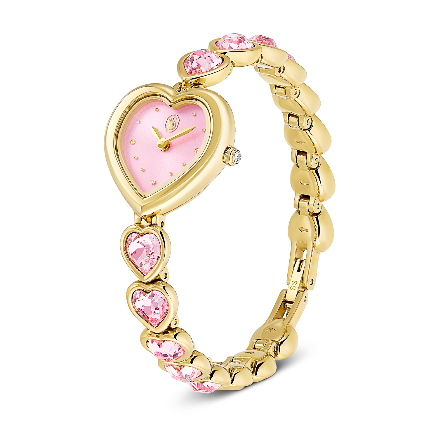 Swarovski Idyllia Gold Coloured Heart Women's Watch 5741519