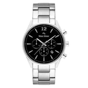 Mats Meier Grand Cornier Chrono Black/Silver Coloured Watch MM00110