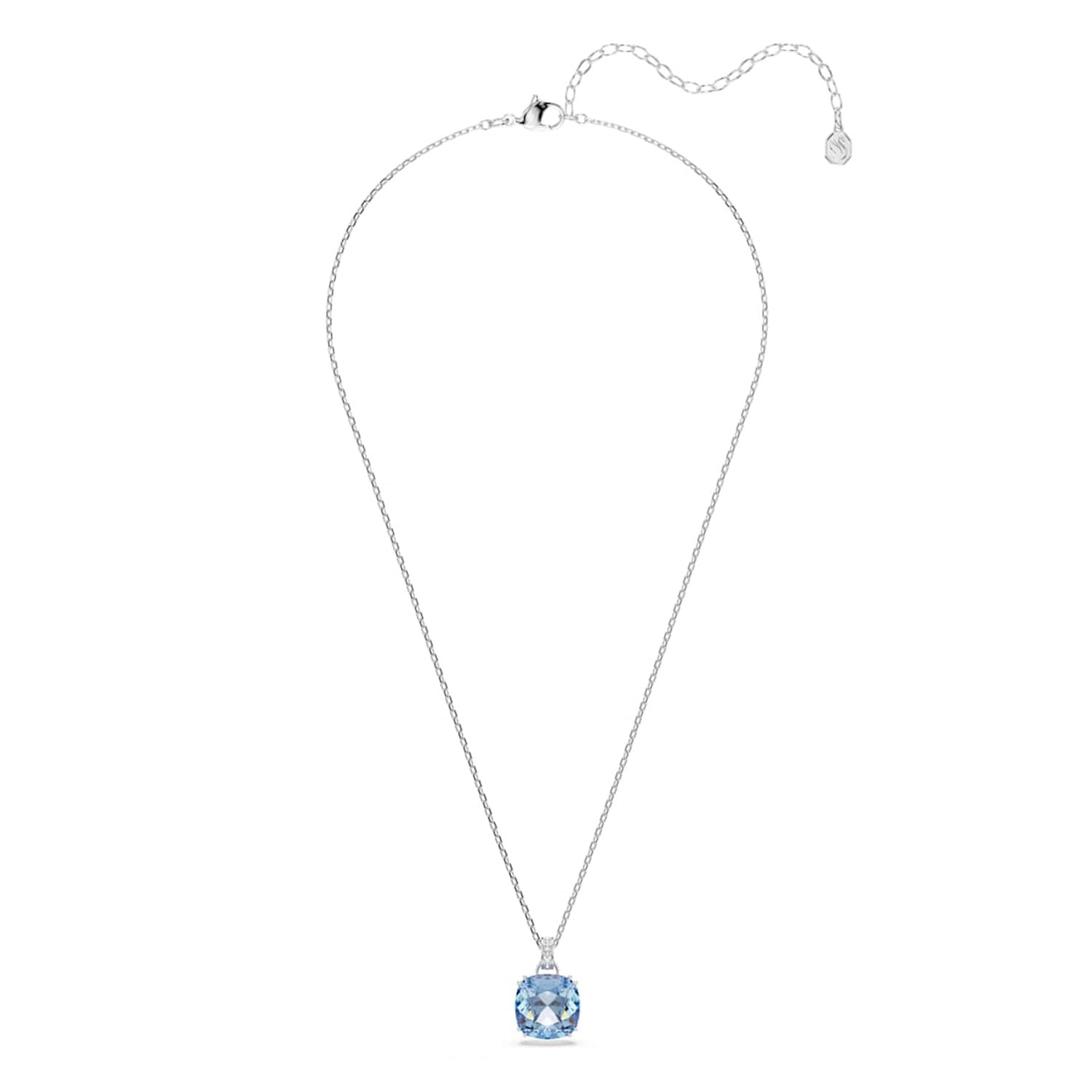 Swarovski Millenia Silver-Tone Necklace with Blue Pendant 5760057