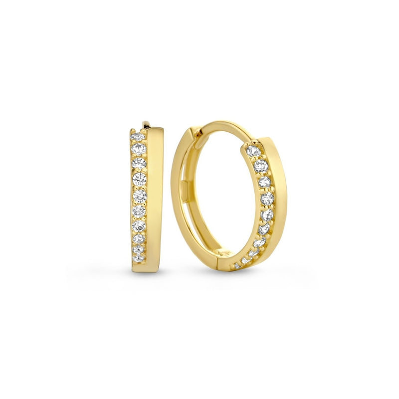 Isabel Bernard Cadeau d'Isabel 14 Carat Golden Earrings Set IB90096-zoom-