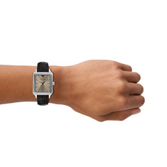 Emporio Armani Rectangular Silver Dial Watch AR11756
