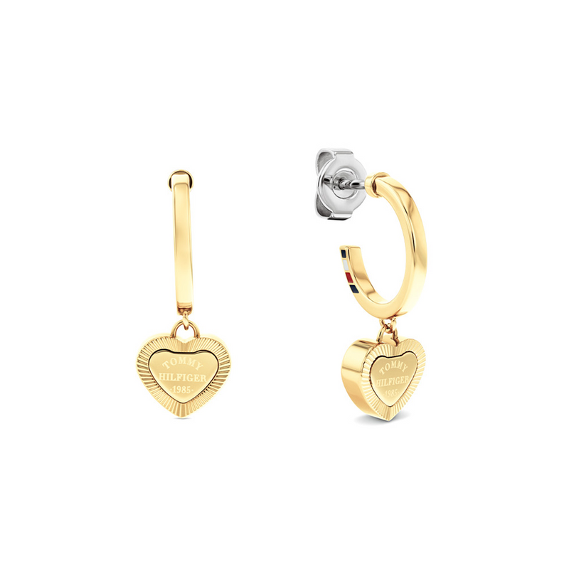 Tommy Hilfiger Stainless Steel Gold-coloured Women's Earrings TJ2781014-zoom-