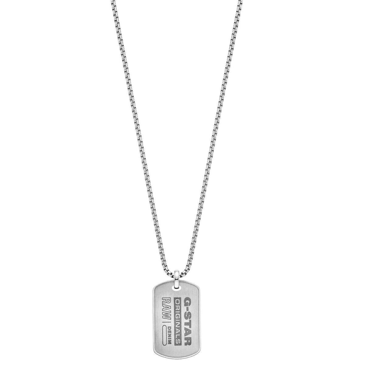 G-STAR R-Tag Silver Necklace GSJ.103.01