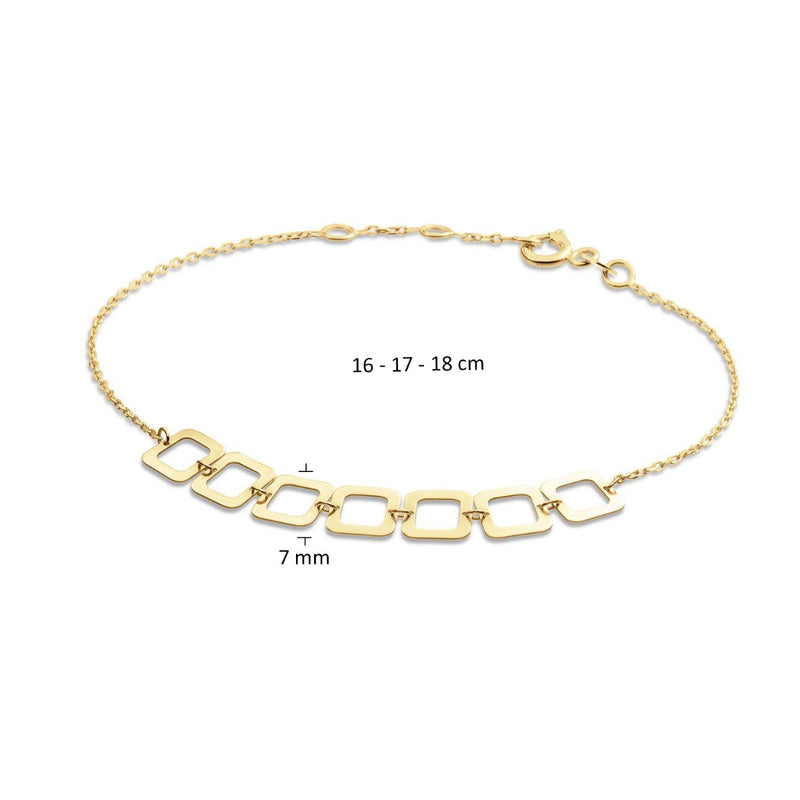 Jackie Gold Laguna 14 Karat Gold Bracelet JKB24.466-zoom-