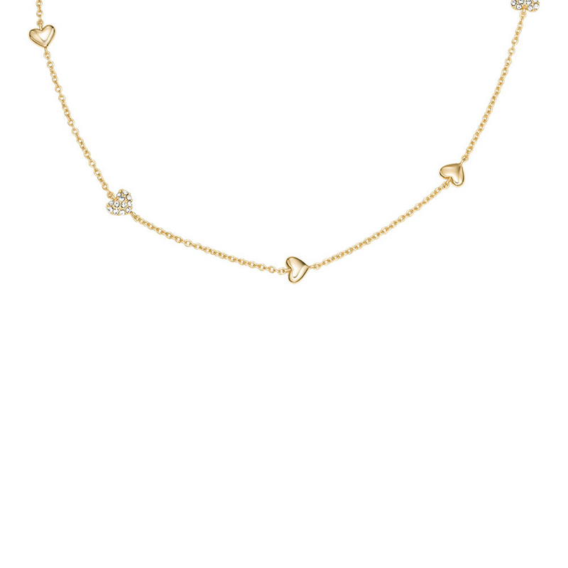 Fossil Sutton Brass Women's Necklace JA7298710-zoom-