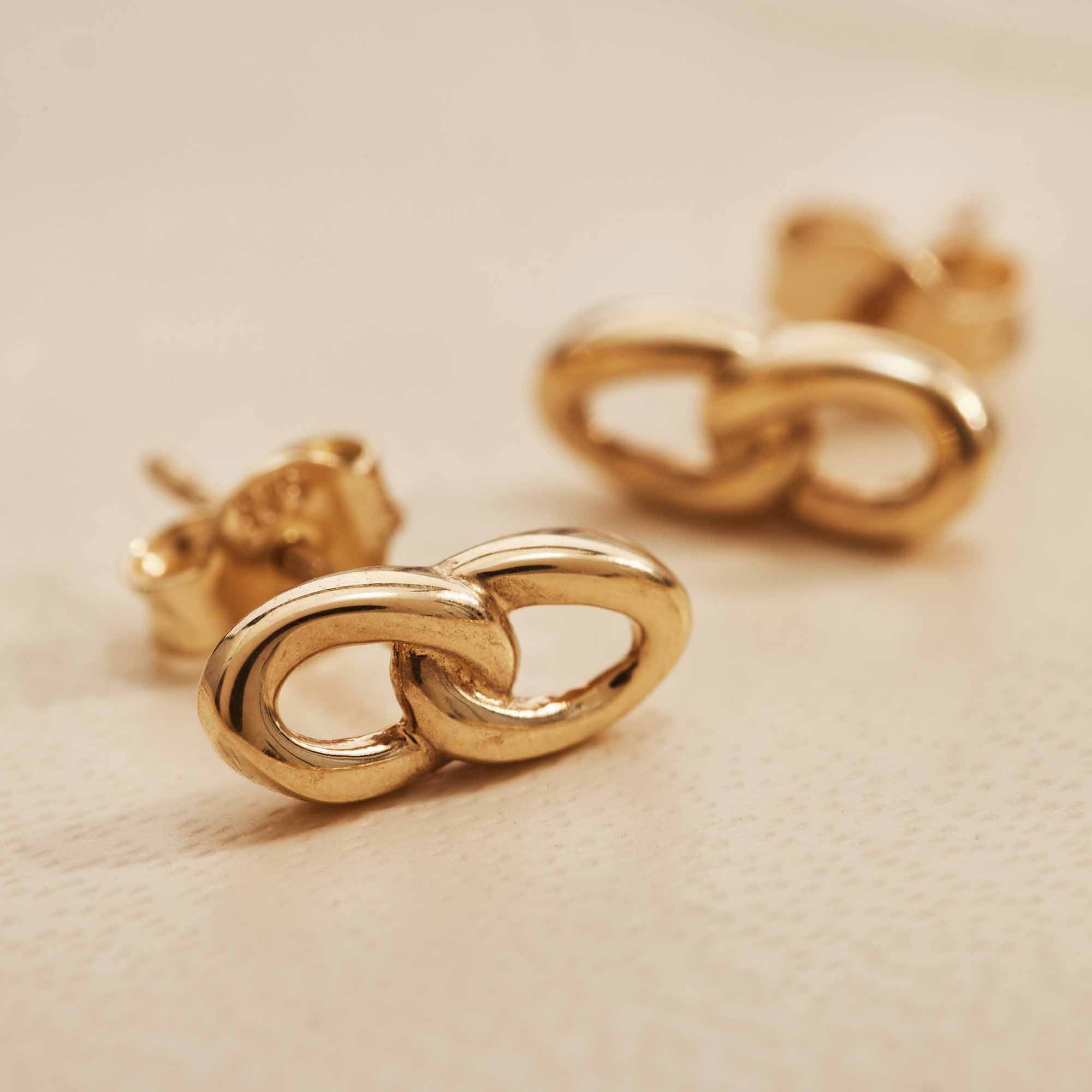 Isabel Bernard Le Marais Règine 14 Carat Golden Ear Studs IB360218