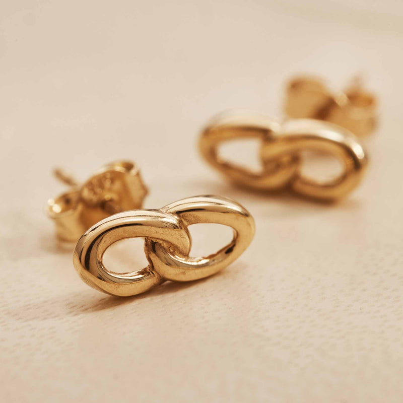 Isabel Bernard Le Marais Règine 14 Carat Golden Ear Studs IB360218-zoom-