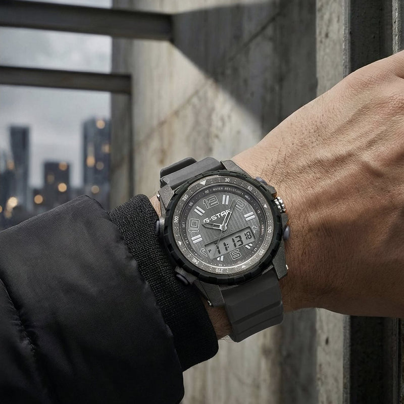 G-STAR Ops01 Grey Black Ana-Digi Men's Watch GSW.502.01-zoom-