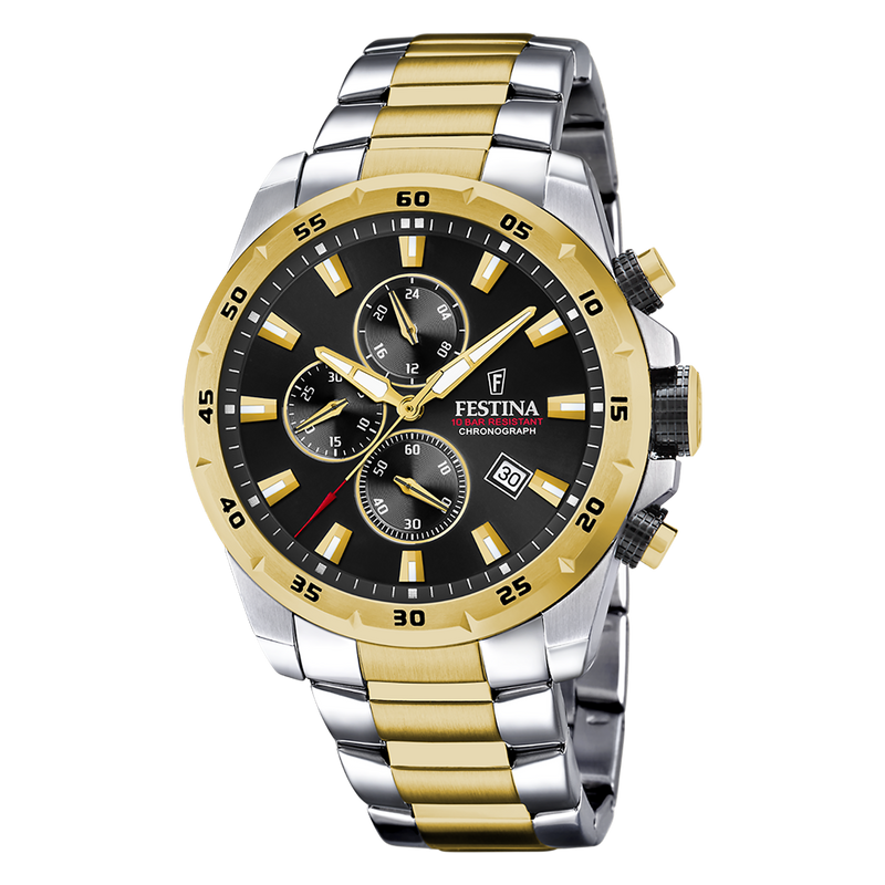 Festina Chrono Sport Gold Watch F20562-4-zoom-