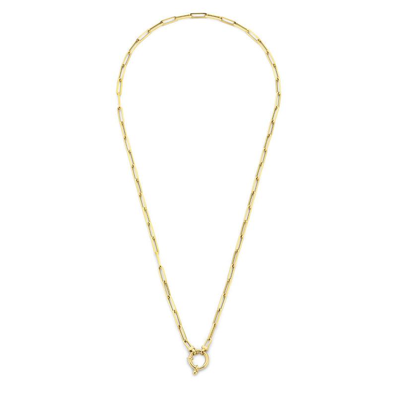 Isabel Bernard Cadeau d'Isabel 14 karat gold link necklace and link bracelet gift set IB90184-zoom-