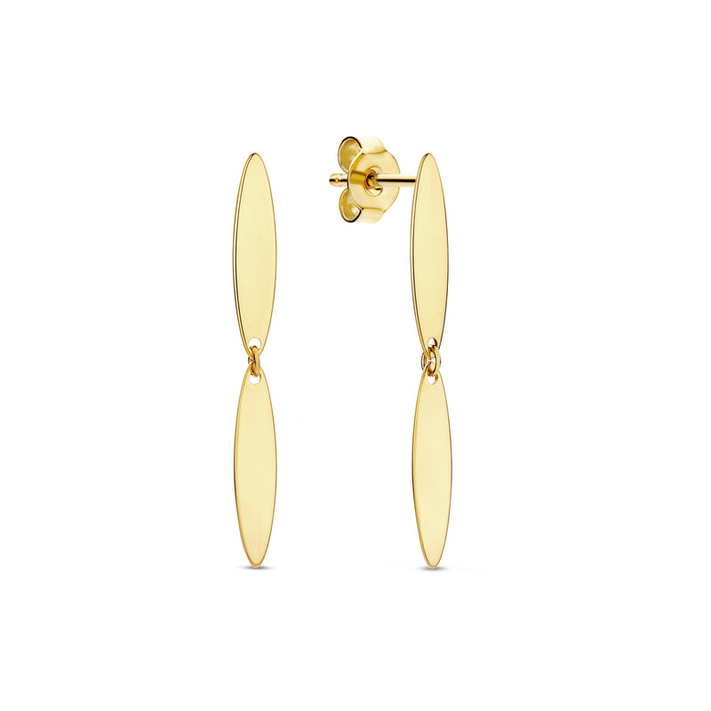 Beloro Jewels La Rinascente Donetta 9 carat gold Ear Studs BO360052-zoom-