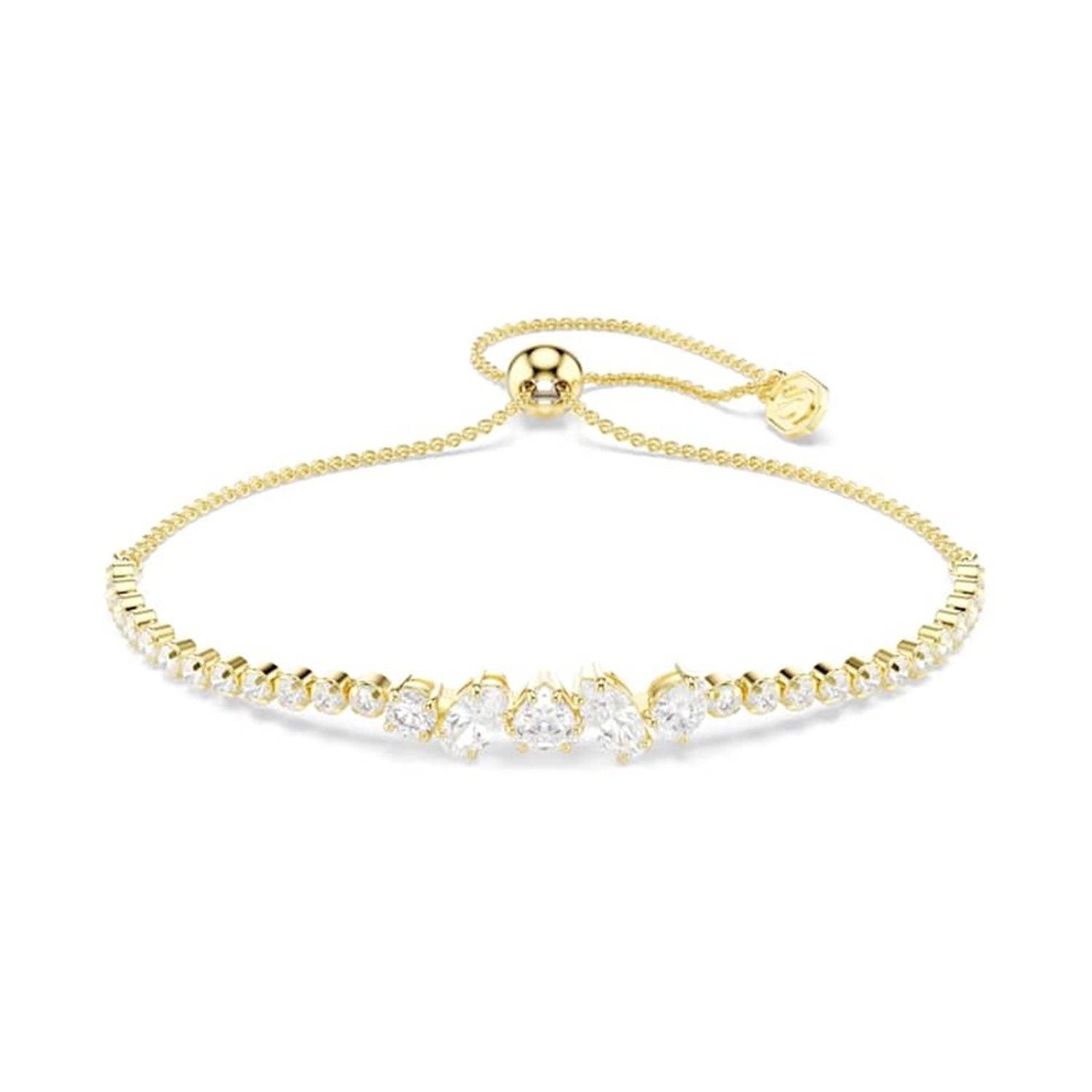 Swarovski Mesmera Attract Gold-Tone Chain Bracelet 5747939