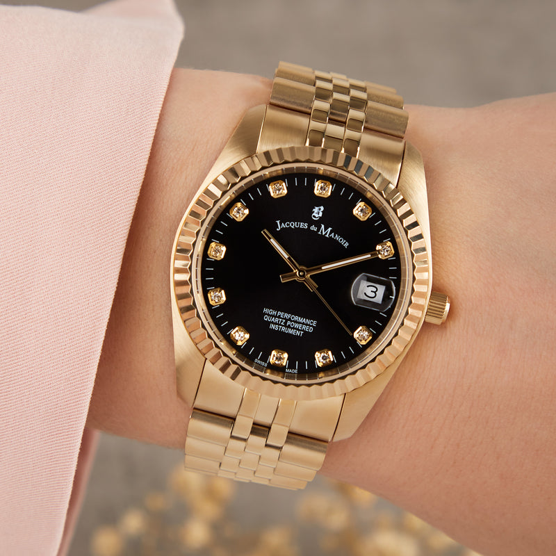 Jacques du Manoir Inspiration Gold Watch NRO.21-zoom-