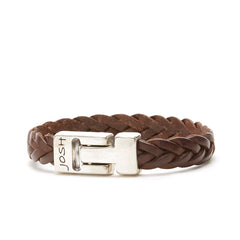 Josh Brown Armband 24456-BRA-BROWN-M (Lengte: 20.50 cm)
