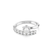 Swarovski Matrix Crash Silver-Tone Ring 5753573